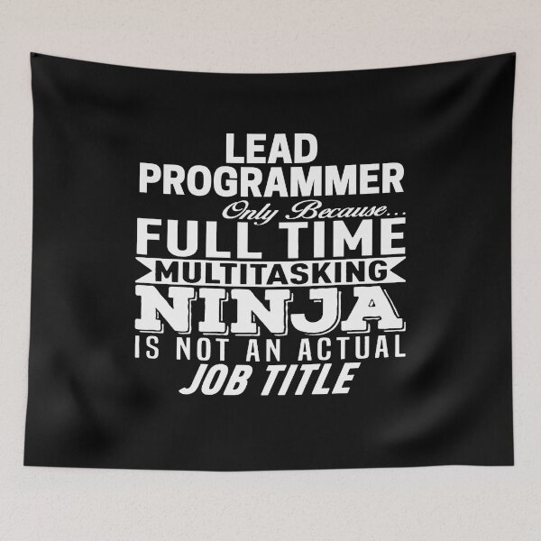 Item preview, Lead Programmer designed and sold by clickmostro.
