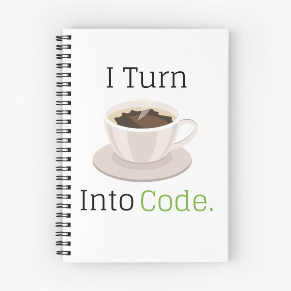 Item preview, I Turn Coffee Into Code designed and sold by NiftyTees.