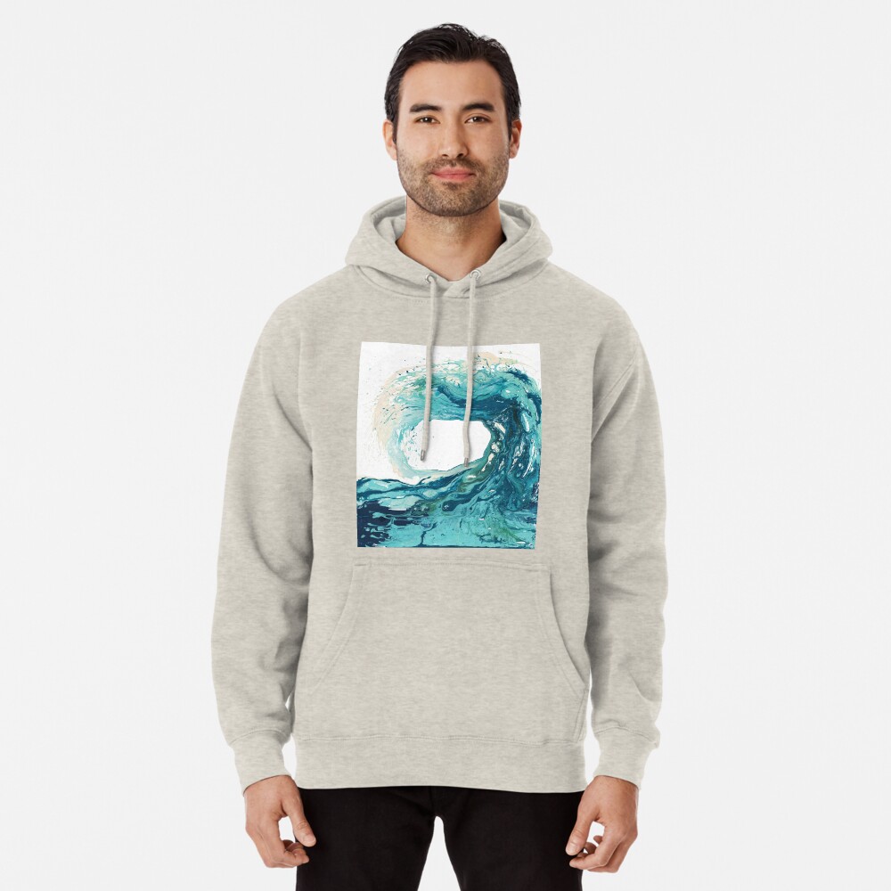 turquoise surf hoodie