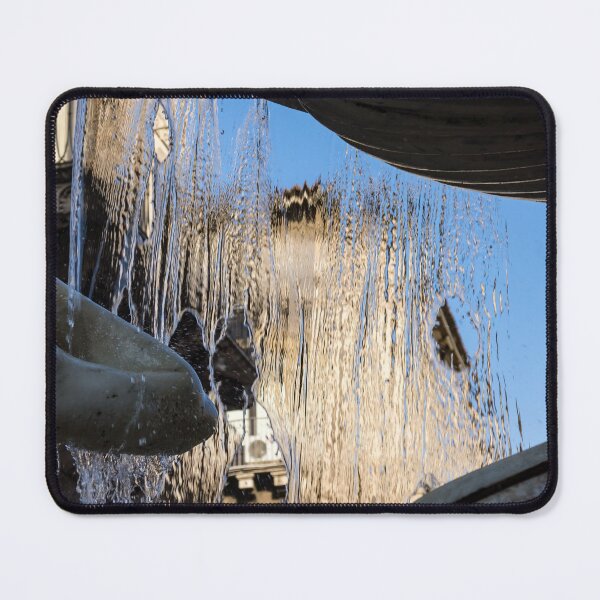 Item preview, Silken Fountain Curtain - Fontana dell Amenano in Catania Sicily designed and sold by Georgia Mizuleva.