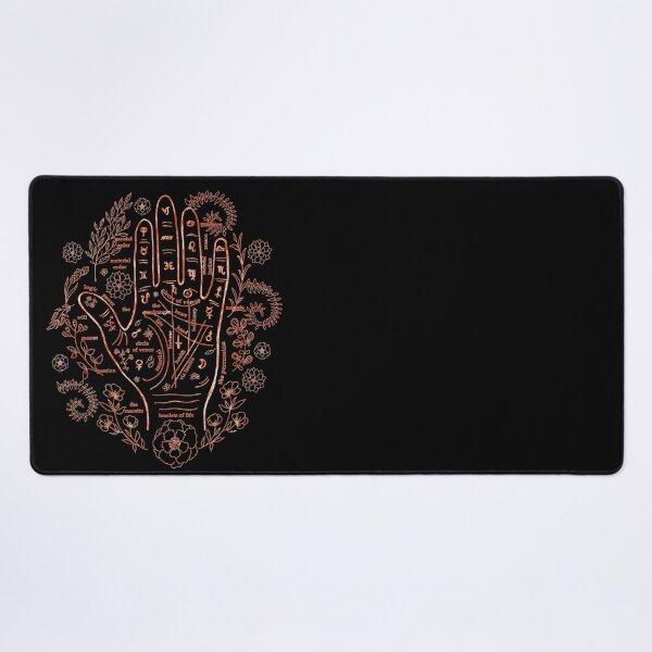 Item preview, Palm Reading Fortune Telling Divination Chart - Floral designed and sold by GrimButterfly.