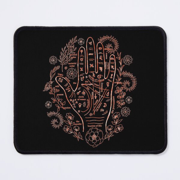 Item preview, Palm Reading Fortune Telling Divination Chart - Floral designed and sold by GrimButterfly.
