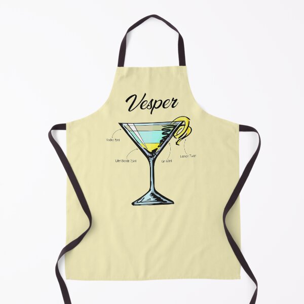 Item preview, Vesper Cocktail Recipe designed and sold by HuckleberryArts.