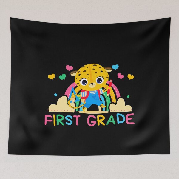 Item preview, Leopard Rainbow First Grade | Back to school designed and sold by Mixture-DESIGN.