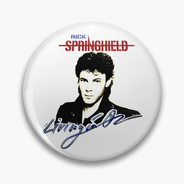 Aperçu de l'œuvre Rick Springfield 1983 vivant dans OZ Vintage des années 80 créée et vendue par LeoChambera.