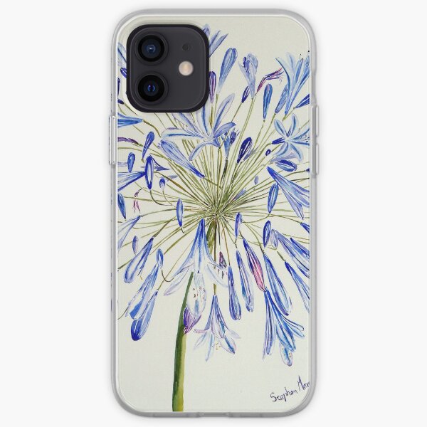 Isles of Scilly 'Agapanthus' iPhone Soft Case