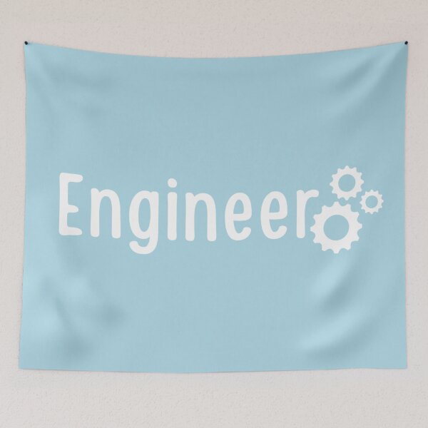Item preview, Engineer - engineer gift (white/grey) designed and sold by PickaSticka.