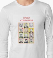 12 Opera Composers Long Sleeve T-Shirt