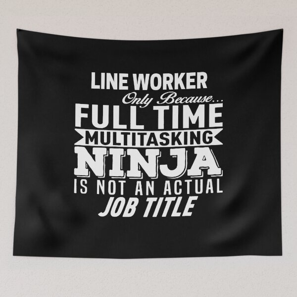 Item preview, Line worker designed and sold by clickmostro.