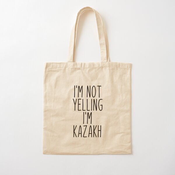 Canvas Shopping Tote Bag Love Me IM Kazakh Countries Kazakhstan Beach Bags for Women 