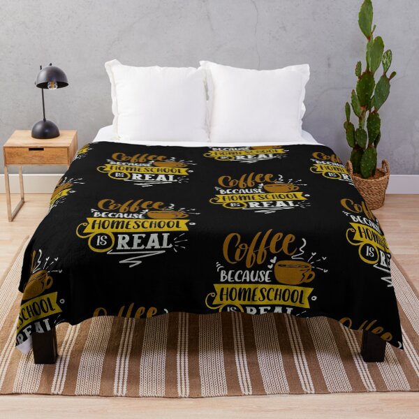 Item preview, Coffee Because Homeshool is Real designed and sold by FOX1999-Design.