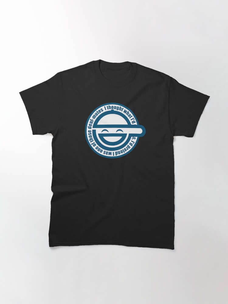 Alternate view of Laughing Man - GHOST IN THE SHELL Classic T-Shirt