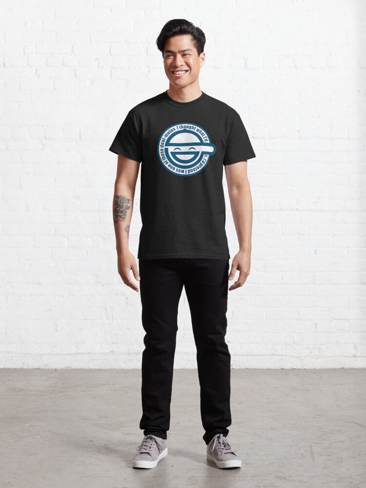Alternate view of Laughing Man - GHOST IN THE SHELL Classic T-Shirt