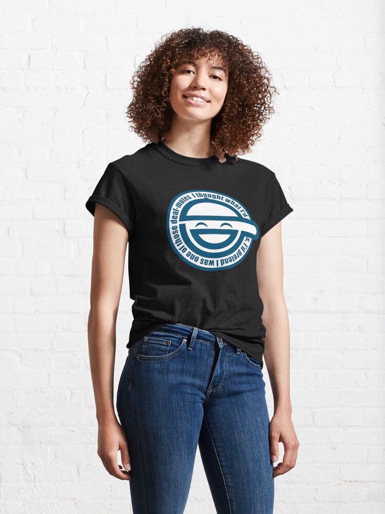 Alternate view of Laughing Man - GHOST IN THE SHELL Classic T-Shirt