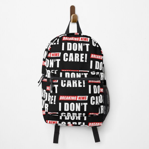 Item preview, Funny Breaking News I Don't Care Sarcasm designed and sold by Fabvity.