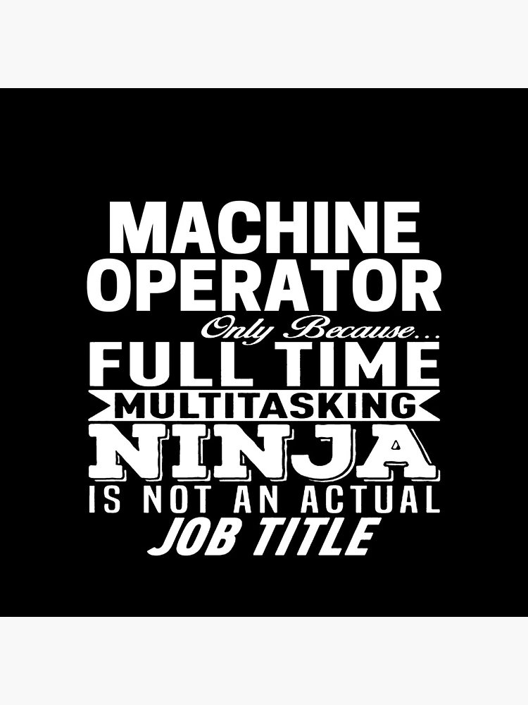 Thumbnail 4 of 4, Clock, Machine Operator designed and sold by clickmostro.