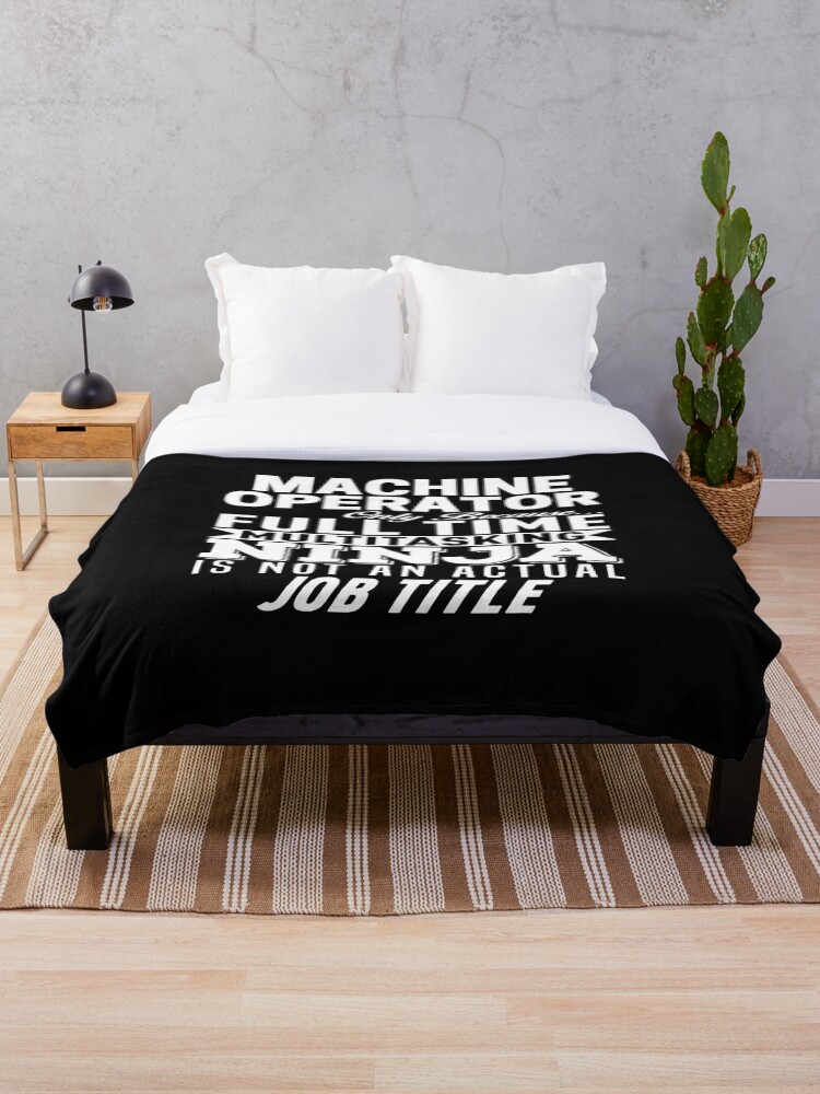Thumbnail 1 of 6, Throw Blanket, Machine Operator designed and sold by clickmostro.