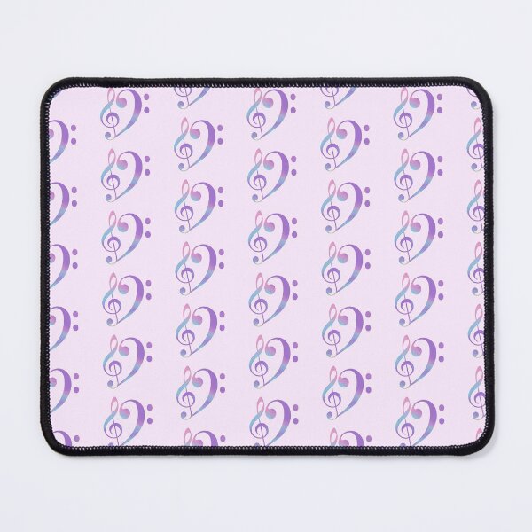 Item preview, Treble Clef and Bass Clef | Purple and Pink Foil | Music Note designed and sold by rsty11.