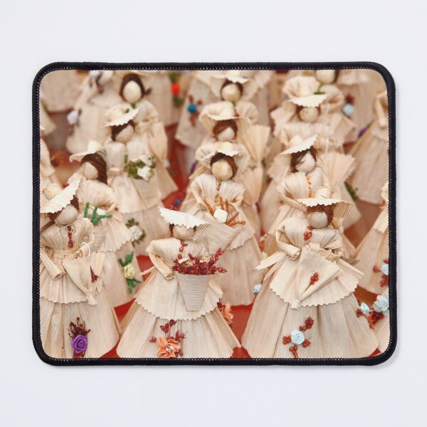 Item preview, Corn husk dolls designed and sold by Gaspar Avila.