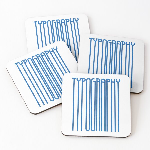 Item preview, Tall Typography (Blue) designed and sold by John Uttley.