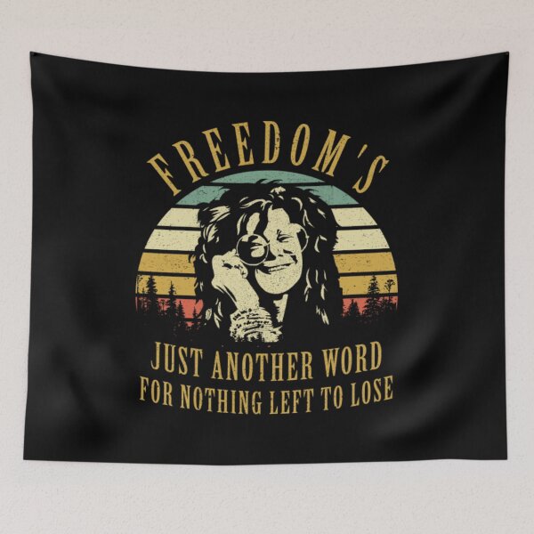 Item preview, Freedom's Just Another Word for Nothing Left To Lose Vintage designed and sold by JaakkoKaralah.