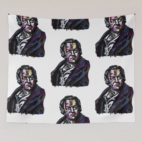 Item preview, Colorful William Blake Portrait designed and sold by Blake Chamberlain.