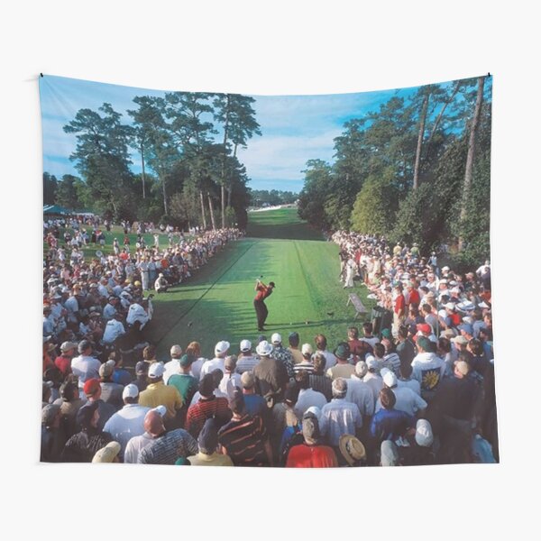 Tiger Woods - 2001 Masters, 18th Hole Tapestry