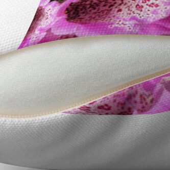 Alternate view of PINK FOXGLOVE BLOSSOMS Throw Pillow