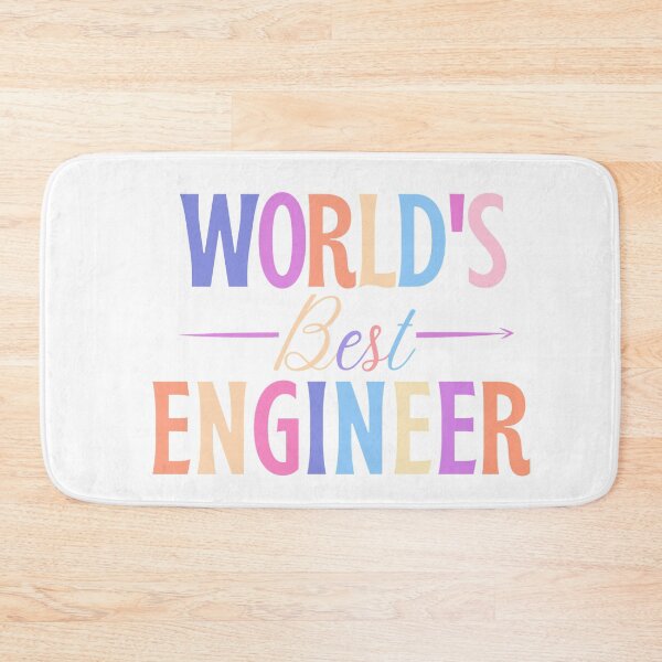Item preview, Worlds best engineer - engineer gift (colour) designed and sold by PickaSticka.
