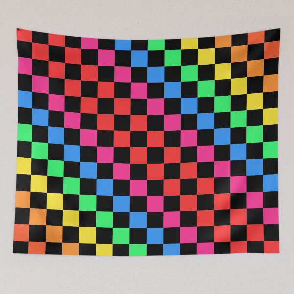 Item preview, Colourful Checkerboard - Mod Ska designed and sold by NobodysHero.