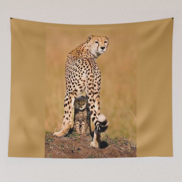 Item preview, Cheetah Mom and Baby designed and sold by Maddie4Real.
