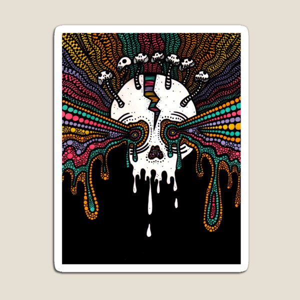 Skull Splitter: Psychedelic Headache Magnet