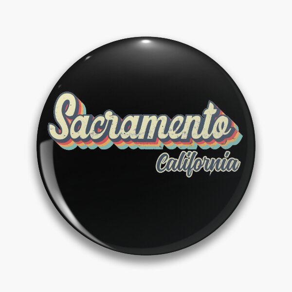 Item preview, Sacramento city California Retro Vintage 70s rainbow designed and sold by Teelogic.