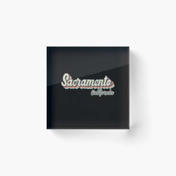 Item preview, Sacramento city California Retro Vintage 70s rainbow designed and sold by Teelogic.