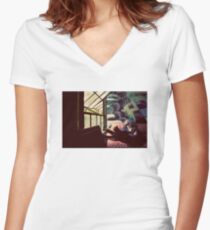 Reflection Women's Fitted V-Neck T-Shirt