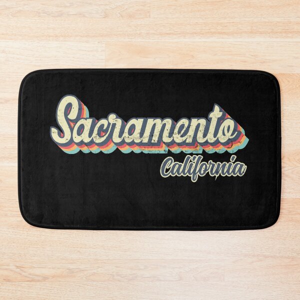 Item preview, Sacramento city California Retro Vintage 70s rainbow designed and sold by Teelogic.