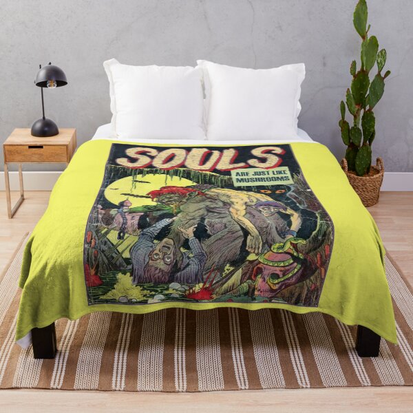 Item preview, Vintage Soul Collect Mushroom Spooky Retro Horror Poster Halloween Gift designed and sold by TheAplus.