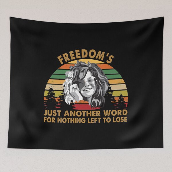 Item preview, Janis Arts Joplin Vintage - Freedoms Just Another Word for nothing left to lose designed and sold by JaakkoKaralah.