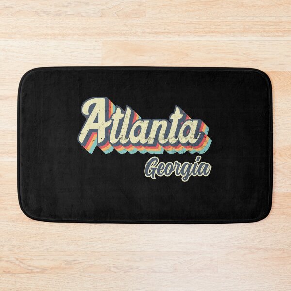Item preview, Atlanta city Georgia Retro Vintage 70s rainbow designed and sold by Teelogic.