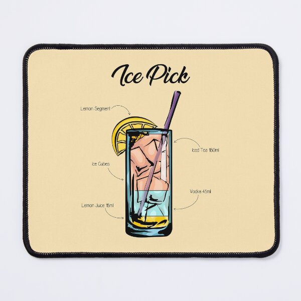 Item preview, Ice Pick Cocktail Recipe designed and sold by HuckleberryArts.