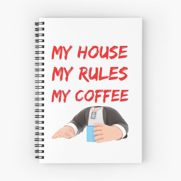 Item preview, Knives Out My House My Rules My Coffee Funny Sayings  designed and sold by chetan786.