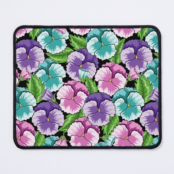 Item preview, Pansy Flowers Pattern designed and sold by Ayesha Saleem.