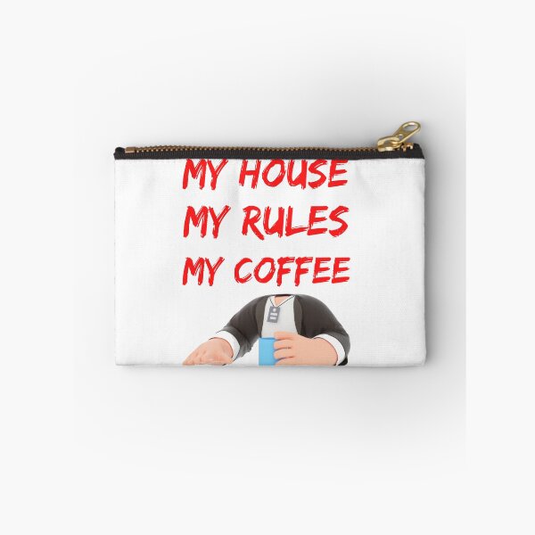 Item preview, Knives Out My House My Rules My Coffee Funny Sayings  designed and sold by chetan786.