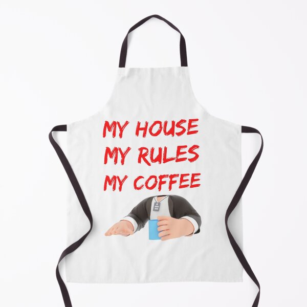 Item preview, Knives Out My House My Rules My Coffee Funny Sayings  designed and sold by chetan786.
