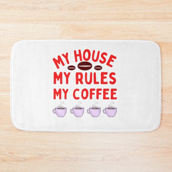 Item preview, Knives Out My House My Rules My Coffee Funny Sayings  designed and sold by chetan786.