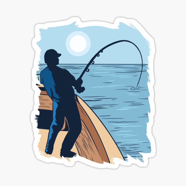 Vista previa del artículo con la obra «Pesca, pescadores, pesca de altura, pescadores de aguas profundas», diseñado y vendido por DerSenat.