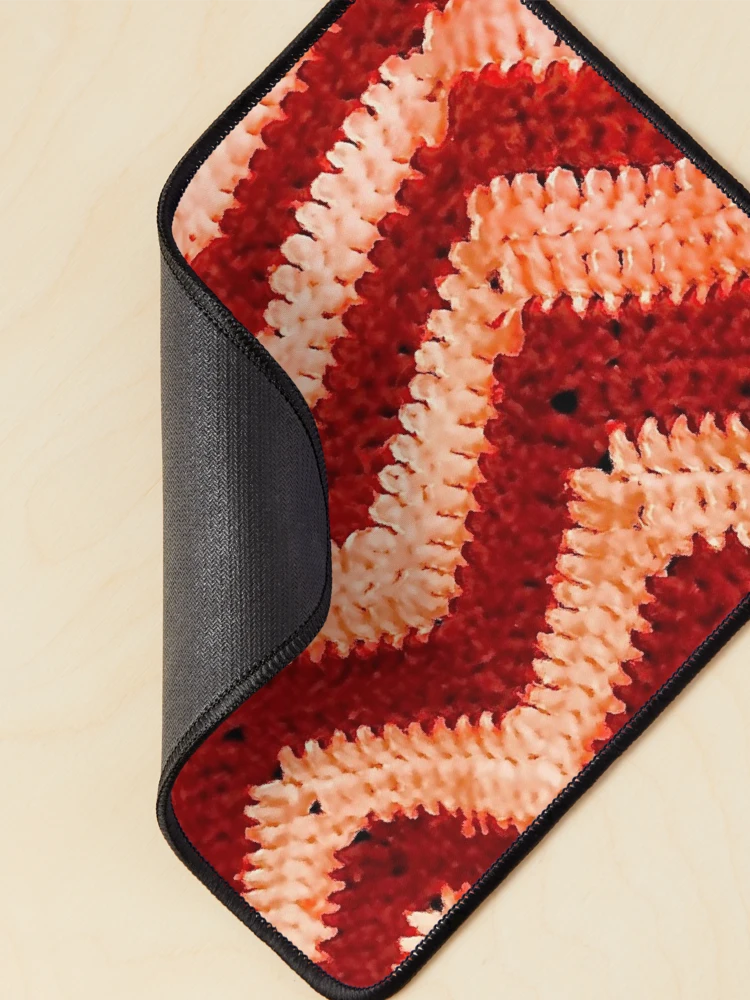 Thumbnail 2 of 5, Mouse Pad, Ruby Ribbed designed and sold by RayPassionDesigns.