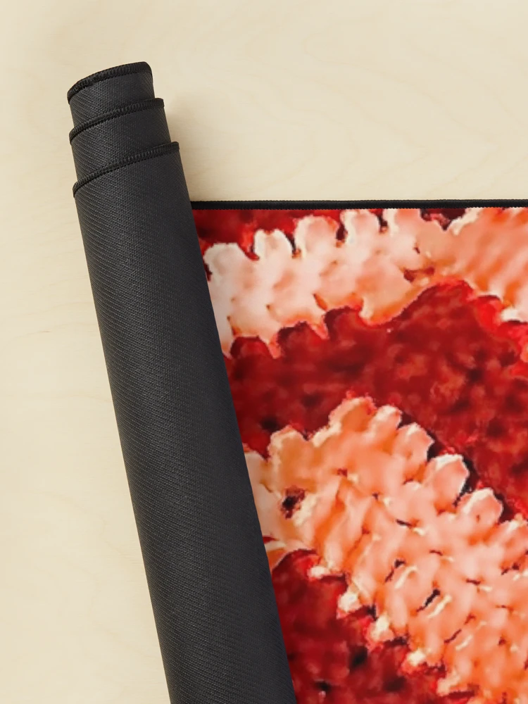 Thumbnail 2 of 5, Mouse Pad, Ruby Ribbed designed and sold by RayPassionDesigns.