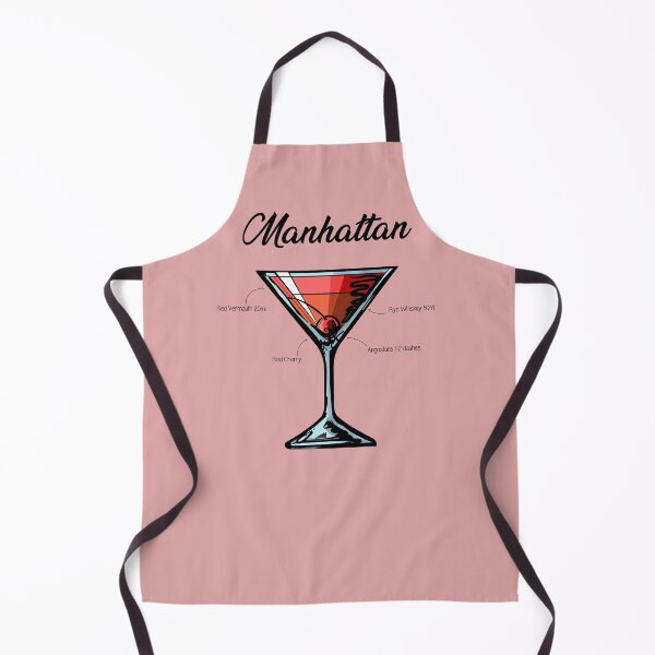 Item preview, Manhattan Cocktail Recipe designed and sold by HuckleberryArts.