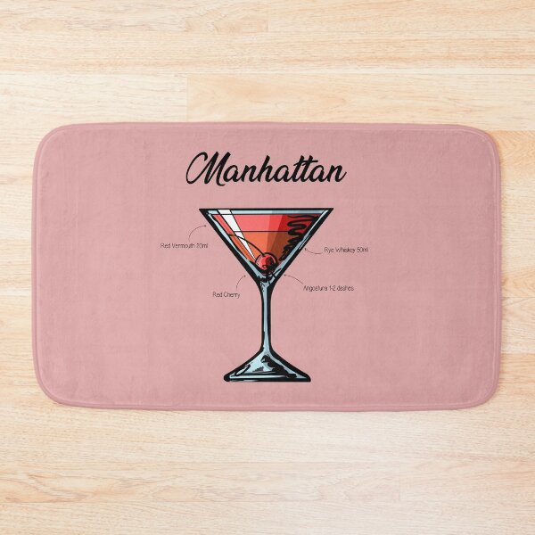 Item preview, Manhattan Cocktail Recipe designed and sold by HuckleberryArts.
